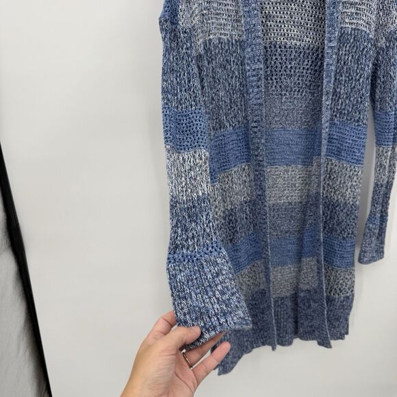 Gap Multi Blue Cardigan Cotton Oversized Size Medium Gap for Good Boho - Picture 4 of 10
